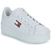 Baskets basses Tommy Jeans TJW FLATFORM ESS Blanc