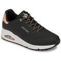 Baskets basses Skechers UNO - SHIMMER AWAY Noir Grenoble