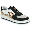 Baskets basses Bons baisers de Paname LOULOU BLANC NOIR LEOPARD Grenoble
