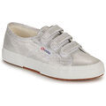 Baskets basses Superga 2750 LAME STRAP Argent&eacute; Grenoble