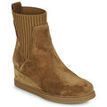 Bottes femme sur Grenoble : Bottines Unisa JUALO Marron