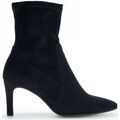 Bottes femme sur Grenoble : Bottines Gabor Bottines en textile &agrave; talon d&eacute;croch&eacute; Noir