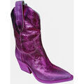 Bottines Semerdjian - Santiag E690E3 Crack Fuschia Grenoble