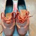 Baskets basses Wonders sneakers marron orange Grenoble