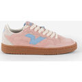 Baskets femme sur Grenoble : Baskets basses V 1985 VICTORIA 1985 BASKET SMASH CRO&Ucirc;TE DE CUIR COULEUR 8806102 Rose