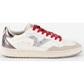Baskets basses V 1985 VICTORIA 1985 BASKET SMASH CUIR GLITTER M&Eacute;TAL 8806103 Blanc Grenoble