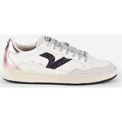 Baskets basses V 1985 VICTORIA 1985 BASKET SMASH CUIR GLITTER M&Eacute;TAL 8806103 Rose
