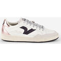 Baskets basses V 1985 VICTORIA 1985 BASKET SMASH CUIR GLITTER M&Eacute;TAL 8806103 Rose Grenoble