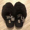 Chaussons UGG Sandales UGG Fur Yeah noires Grenoble