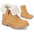 Bottes femme sur Grenoble : Bottines Timberland AUTHENTICS TEDDY FLEECE WP FOLD DOWN Beige