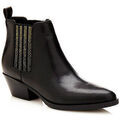 Bottes femme sur Grenoble : Bottes Guess Bottines Femme en cuir Verla Noir