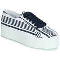 Baskets femme sur Grenoble : Baskets basses Superga 2790 COT MULTI STRIPE W