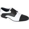 Ville basse Pierre Cardin Derbies en cuir H, Noir