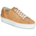Baskets femme sur Grenoble : Baskets basses Dream in Green JAKANIS-VEGAN Beige