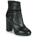 Bottes femme sur Grenoble : Bottines Caf&eacute; Noir GLORIA Noir