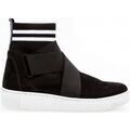 Bottines Gabor Bottines en nubuck &agrave; talon compens&eacute; plat Noir