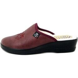 Chaussons Fly Flot Chaussons pour Femme, faux Cuir, Doublure Laine-63Q53