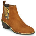 Bottines Regard NOISY V2 VELOURS SAFRAN