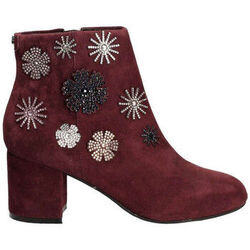 Bottes Guess Bottines Femme en daim Malvina Bordeaux