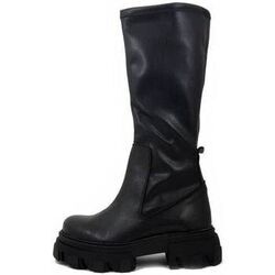 Bottes Osvaldo Pericoli Femme Chaussures, Botte, Cuir et Tissu Extensible-983