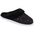 Chaussons Isotoner chaussons femme &eacute;toiles noir 97168 Noir