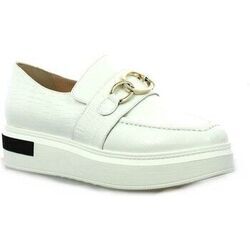 Baskets Benoite C Baskets cuir croco