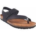 Chaussures Interbios sandale noire pour femme INTER BIOS 7162