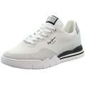 Baskets basses Pepe jeans Baskets Siena Woven ref 52448 Argent Argent&eacute; Grenoble