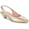 Chaussures &agrave; talons femme sur Grenoble : Chaussures escarpins Fericelli JEYONCE Dor&eacute;