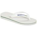 Tongs Havaianas BRASIL LOGO Blanc Grenoble