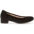Chaussures escarpins Gabor Trotteur en cuir &agrave; talon d&eacute;croch&eacute; Noir