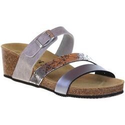 Mules La Maison De L'espadrille 3616 Argent&eacute;