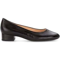 Chaussures escarpins Gabor Escarpins en cuir &agrave; talon d&eacute;croch&eacute; recouvert Noir