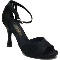 Sandales Vitiello Dance Shoes 411 Raso Fiore Nero / Raso