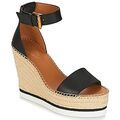 Espadrilles See by Chlo&eacute; GLYN Noir Grenoble