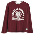 T-shirt enfant Kaporal T-Shirt gar&ccedil;on manches longues BORS Wine Mel Violet