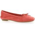 Ballerines Reqin's Ballerines Harmony cuir velours fraise
