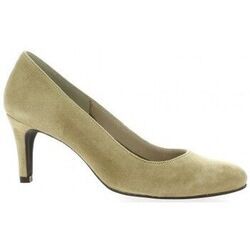 Chaussures escarpins Pao Escarpins cuir velours sable