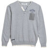Pull enfant Kaporal Pull Gar&ccedil;on Madon Gris Gris