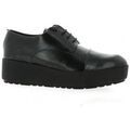 Chaussures plates femme sur Grenoble : Derbies Elizabeth Stuart Derby cuir glac&eacute; Noir