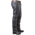 Pantalon Pallas Cuir Pantalon en cuir avec lacets ref 02702 noir