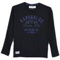 Tee-shirts enfants sur Grenoble : T-shirt enfant Kaporal T-Shirt Manches Longues Gar&ccedil;on Nerug Noir Noir