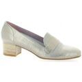 Chaussures plates femme sur Grenoble : Mocassins Pao Mocassins cuir lamin&eacute; Beige