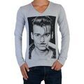 T-shirt enfant Eleven Paris JD LS Mixte Gar&ccedil;on Fille Jonhy Depp Gris