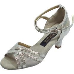 Sandales Vitiello Dance Shoes Sandalo l.a. satinato Argent&eacute;