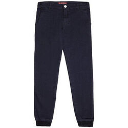 Pantalon enfant Guess Pantalon Chino Denim gar&ccedil;on Navy L81B00 Bleu