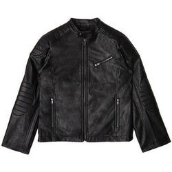 Veste enfant Guess Blousons - Veste enfant Gar&ccedil;on L83L07 Leather Noir Noir