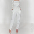 Pantalons de costume Yours Paris CHLO&Eacute; Blanc