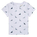 T-shirt enfant Carr&eacute;ment Beau THIERRY Blanc