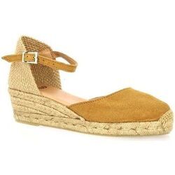 Espadrilles Pao Espadrille cuir velours whisky